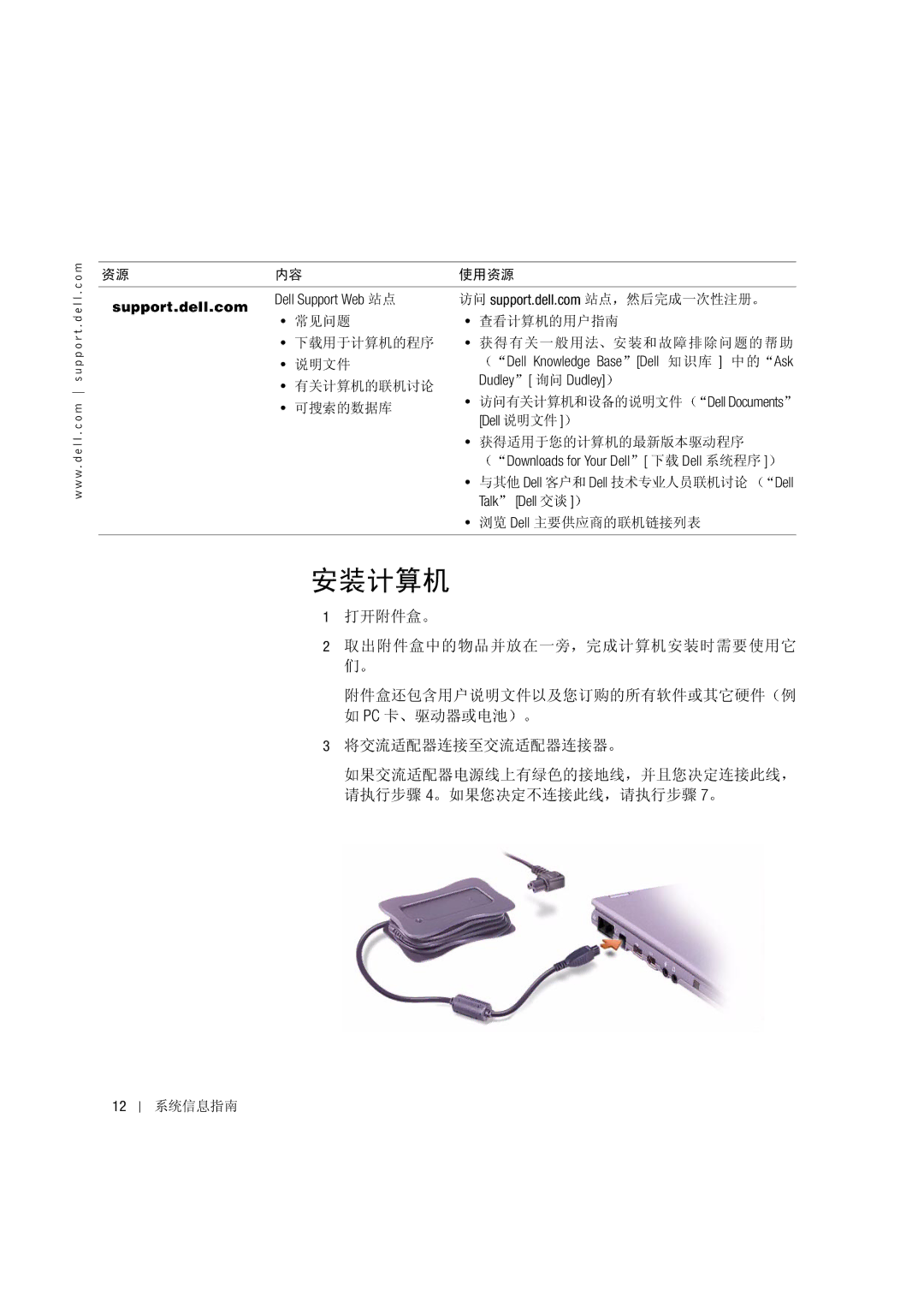 Dell PP03S manual Dell Support Web çè 