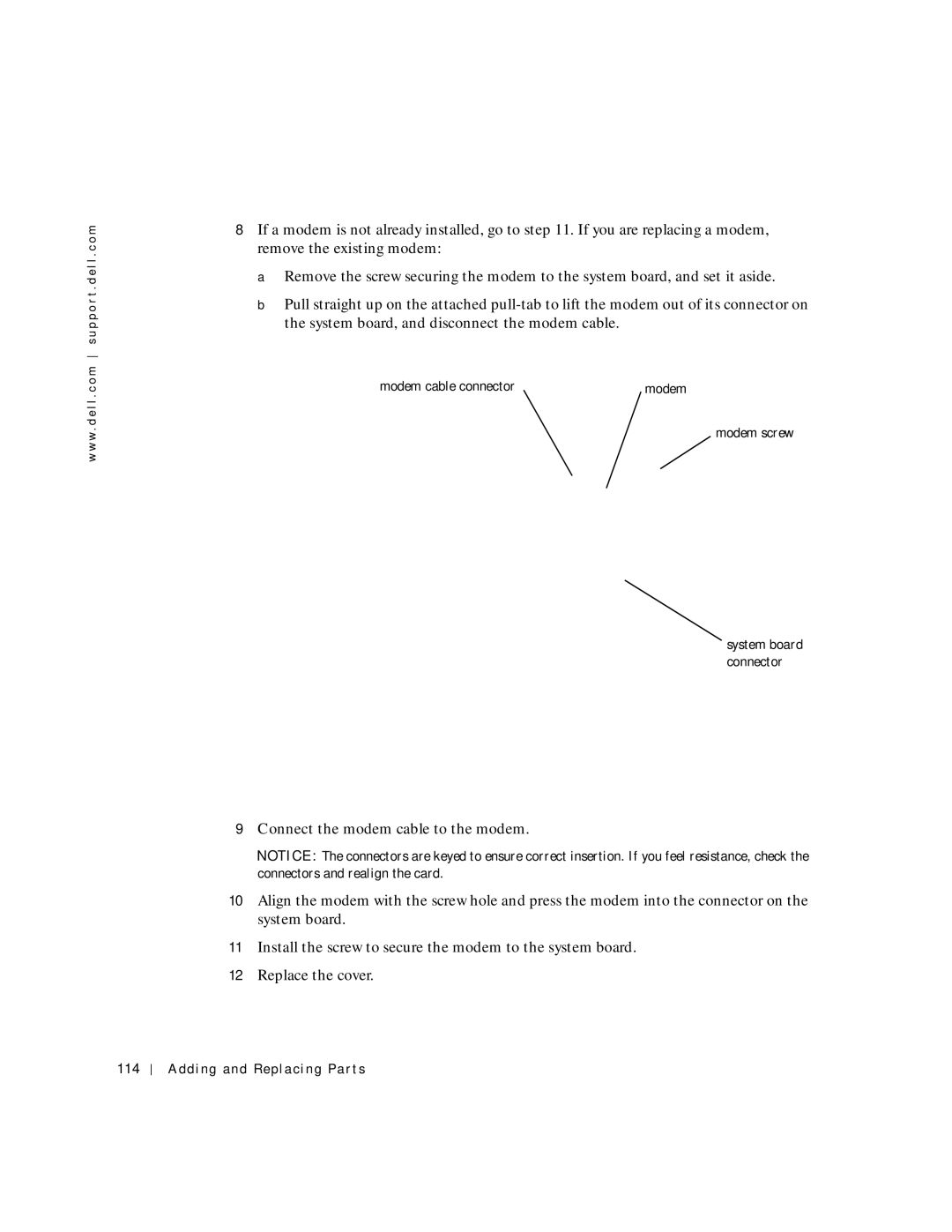 Dell PP04S owner manual Adding and Replacing Parts 