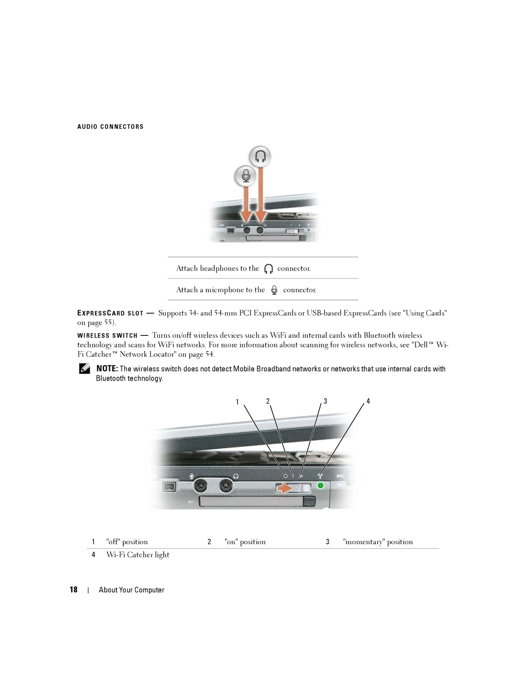 Dell PP04X, D830 manual D I O C O N N E C T O R S 