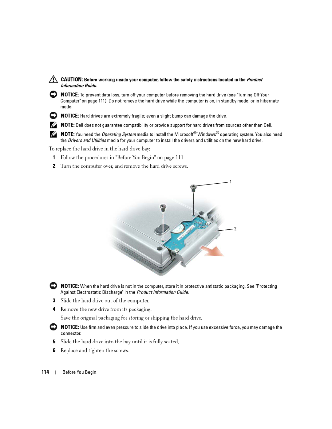 Dell PP04X manual 114 