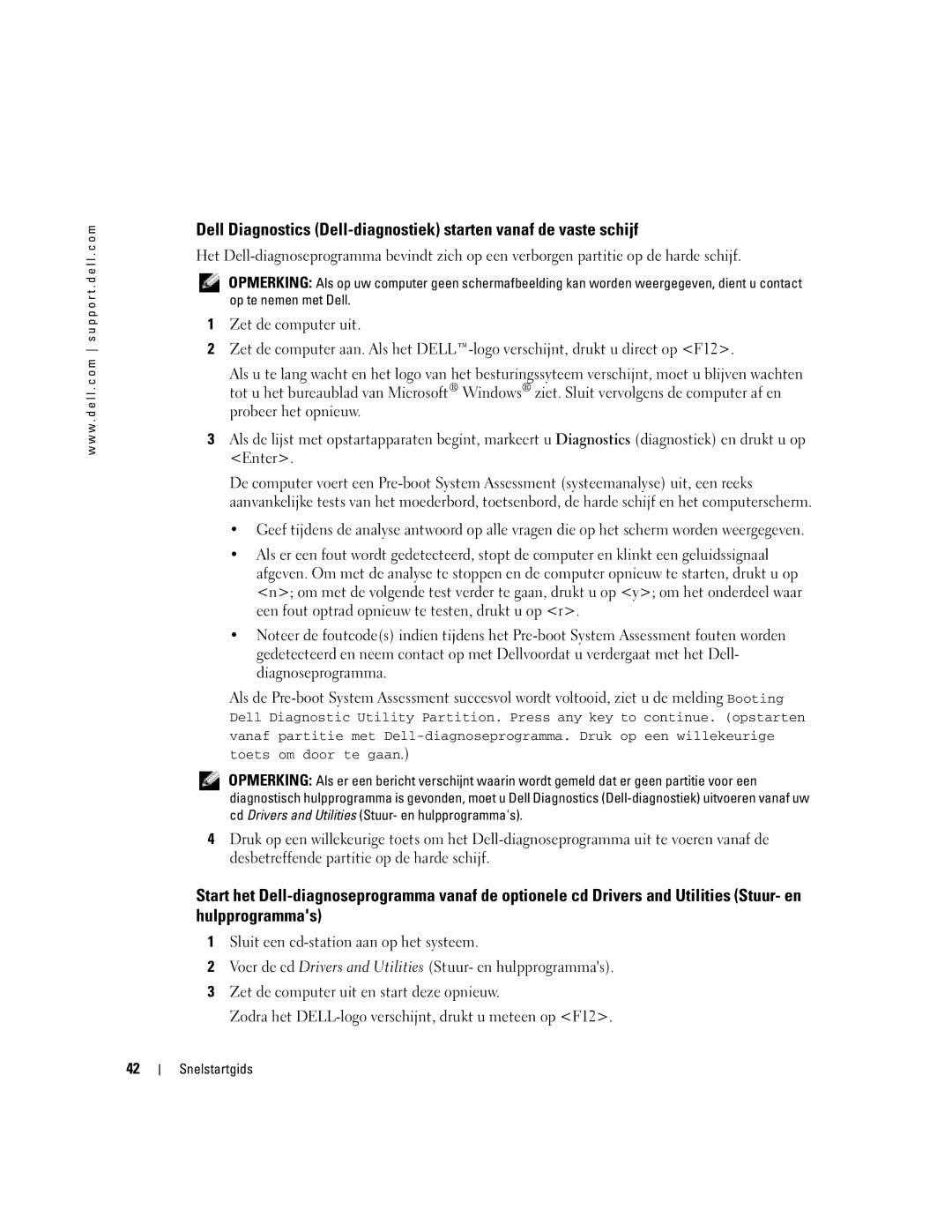 Dell PP05S manual Snelstartgids 