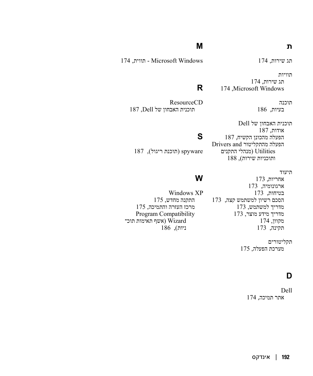 Dell PP05XA manual סקדניא 