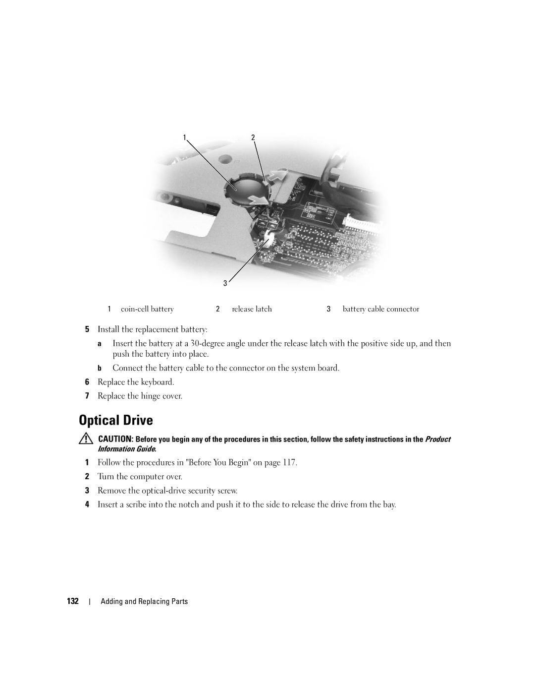 Dell PP05XB, M1710 owner manual Optical Drive, 132 