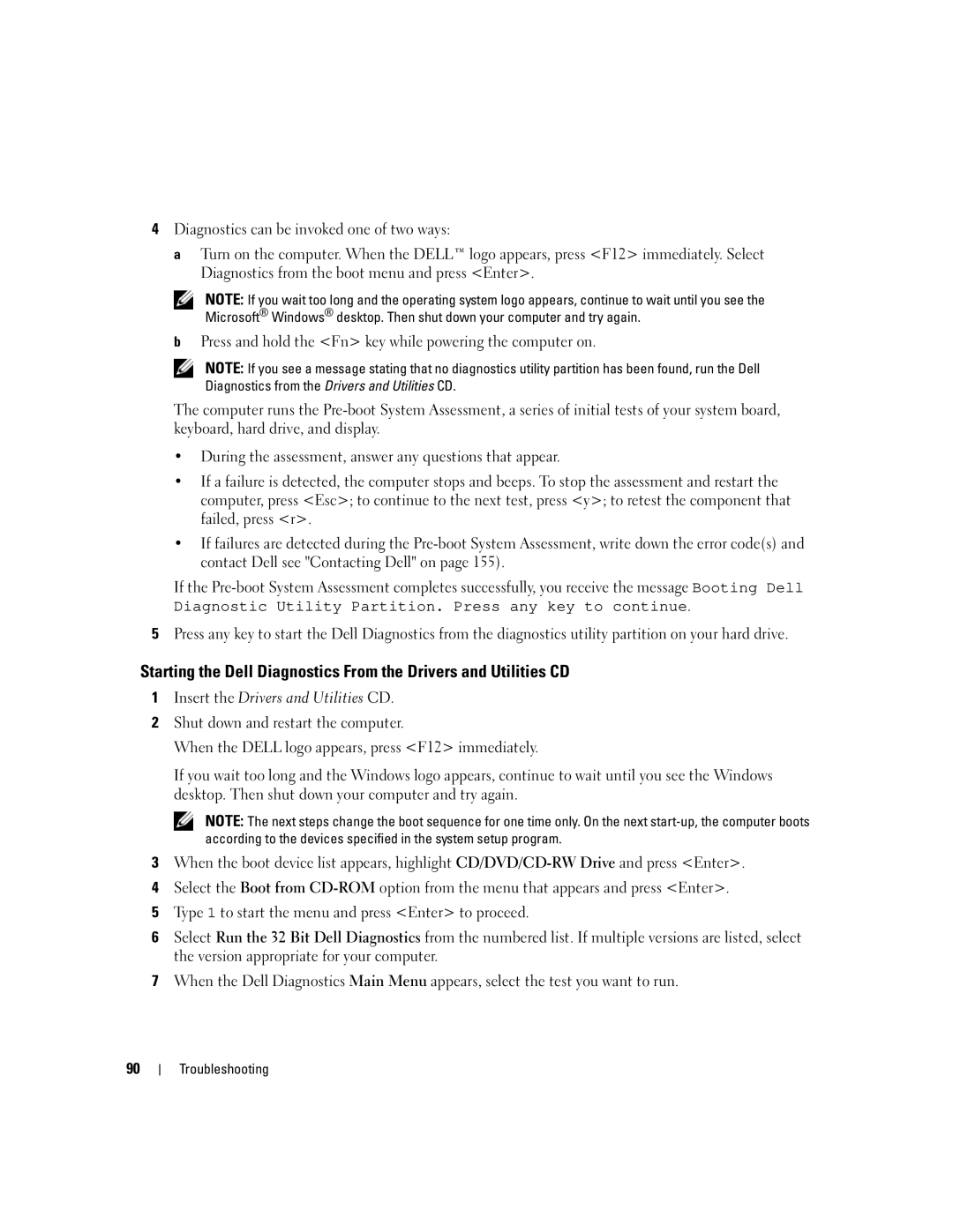 Dell PP05XB, M1710 owner manual Insert the Drivers and Utilities CD 