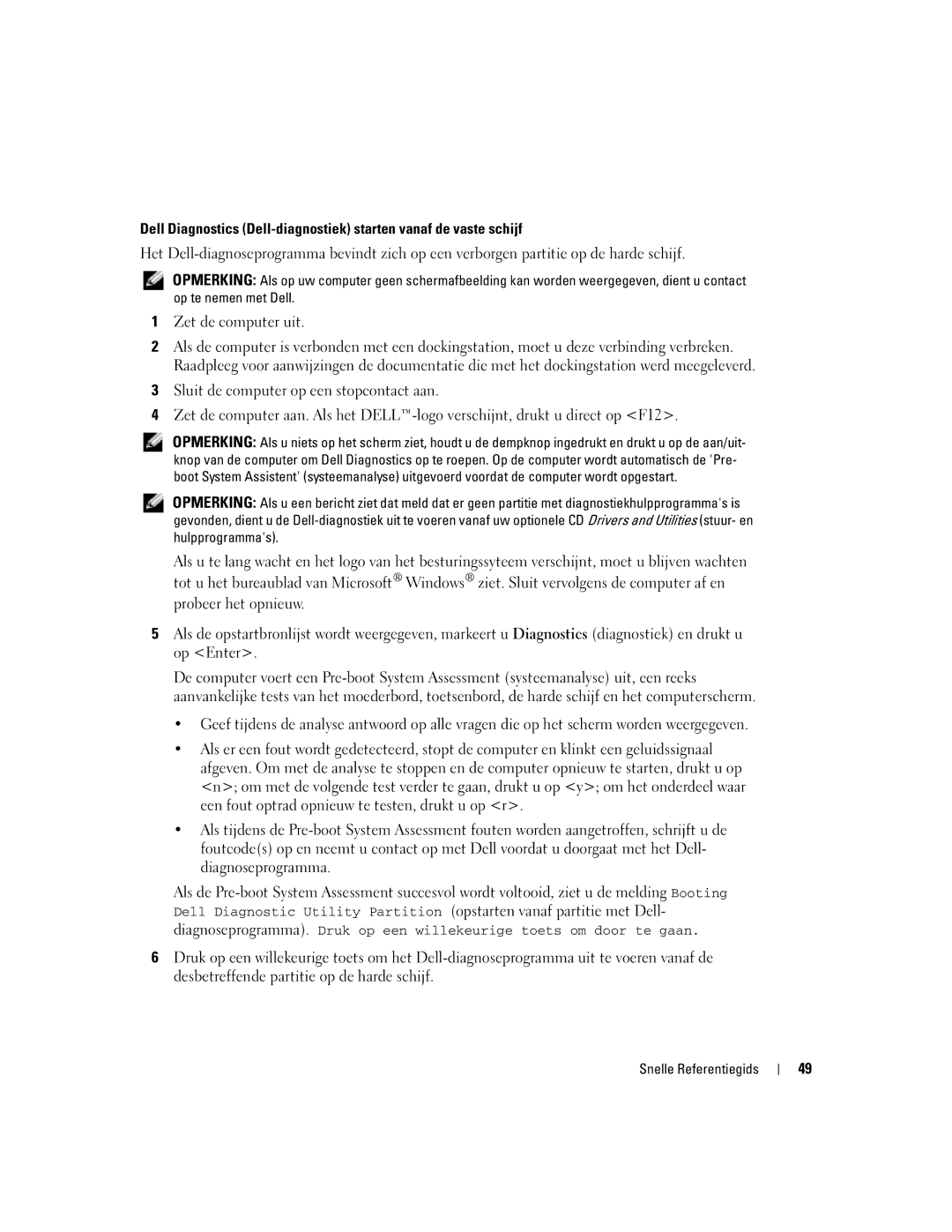 Dell PP06S manual Zet de computer uit 