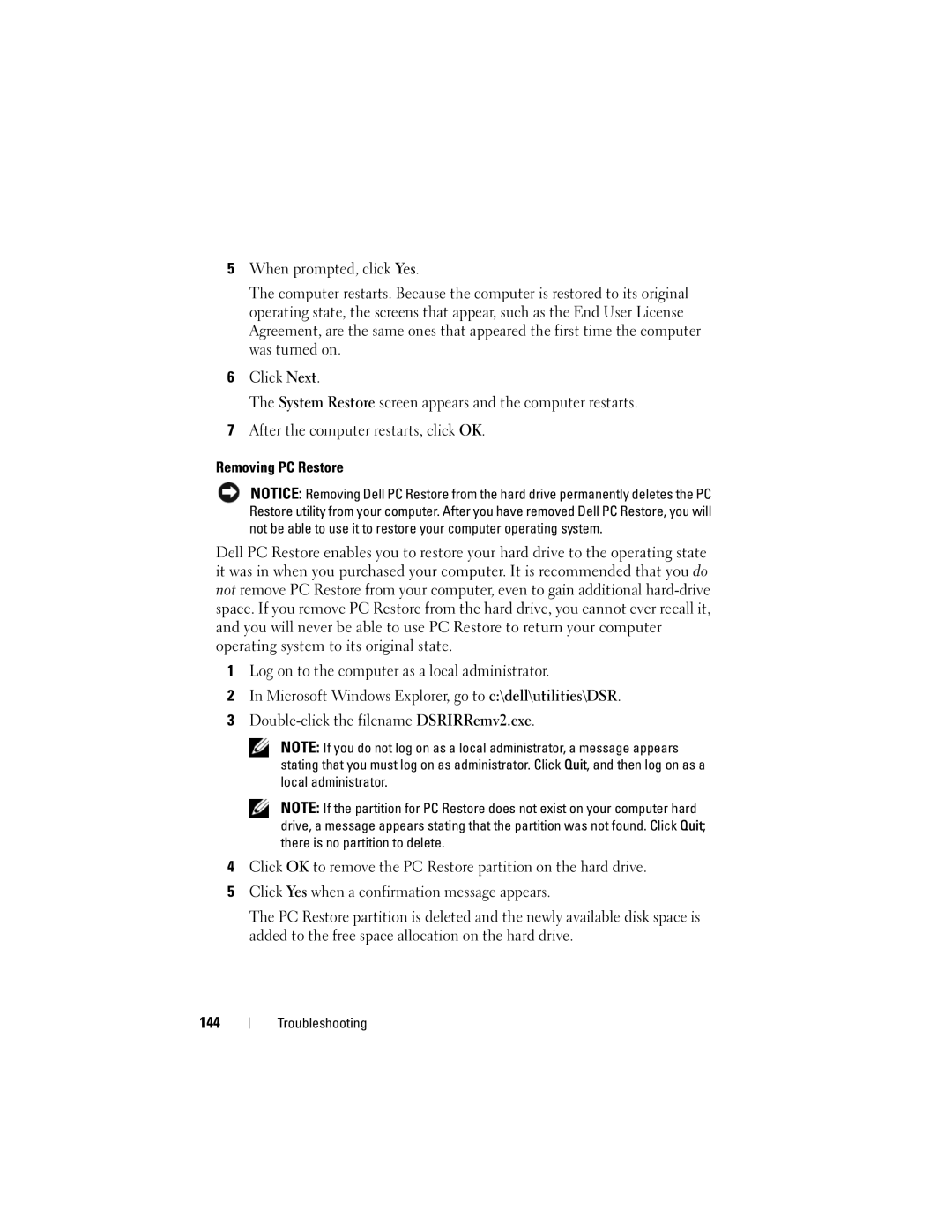 Dell PP06XA, TM373 owner manual Troubleshooting 