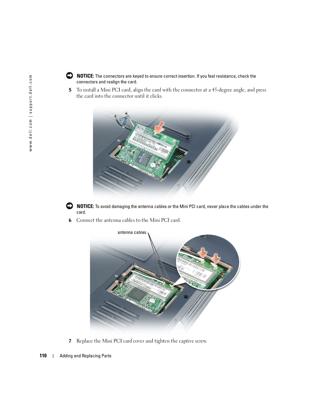 Dell PP09L owner manual Adding and Replacing Parts 