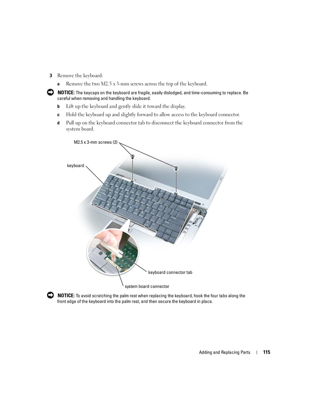 Dell PP09L owner manual 115 