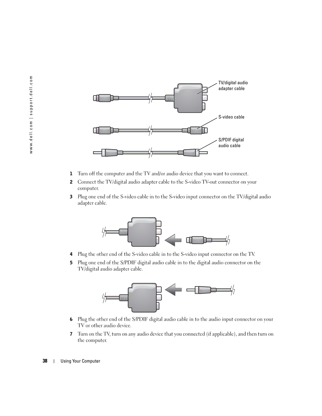 Dell PP09L owner manual Pdif digital audio cable 