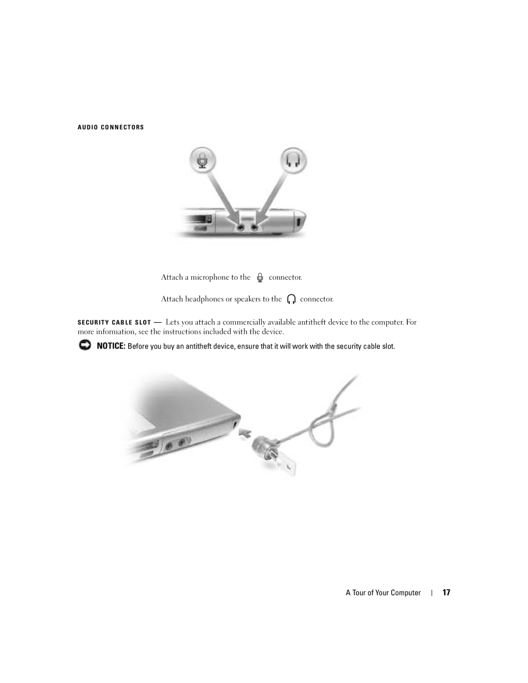 Dell PP10L owner manual Tour of Your Computer 