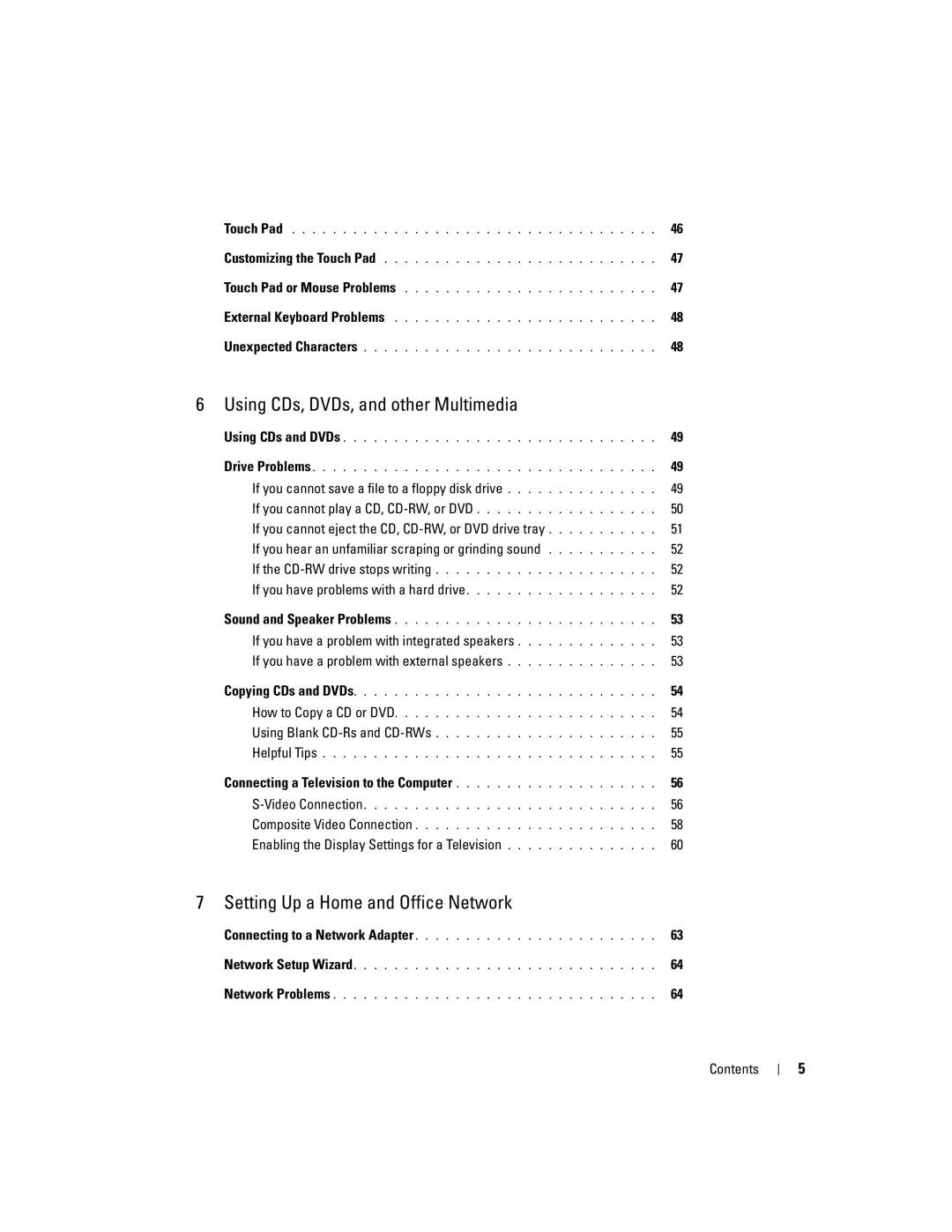 Dell PP10L owner manual If you have problems with a hard drive, Connecting a Television to the Computer 