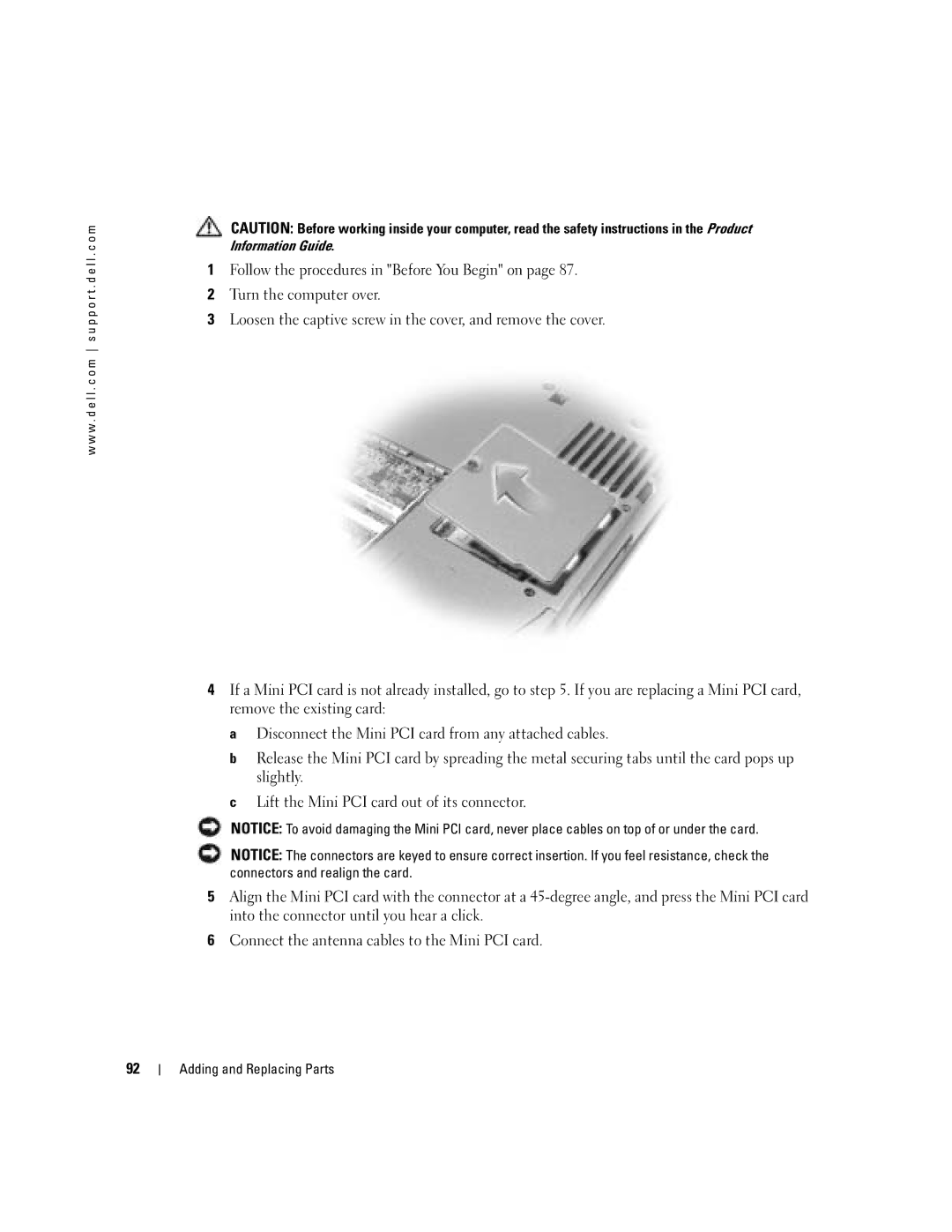 Dell PP10L owner manual Adding and Replacing Parts 