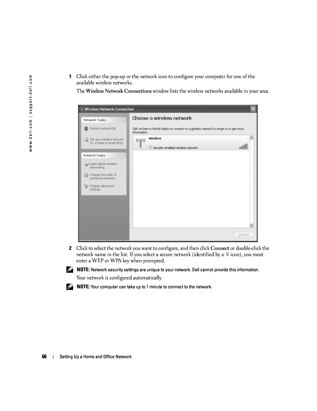 Dell PP10L owner manual Your network is configured automatically 