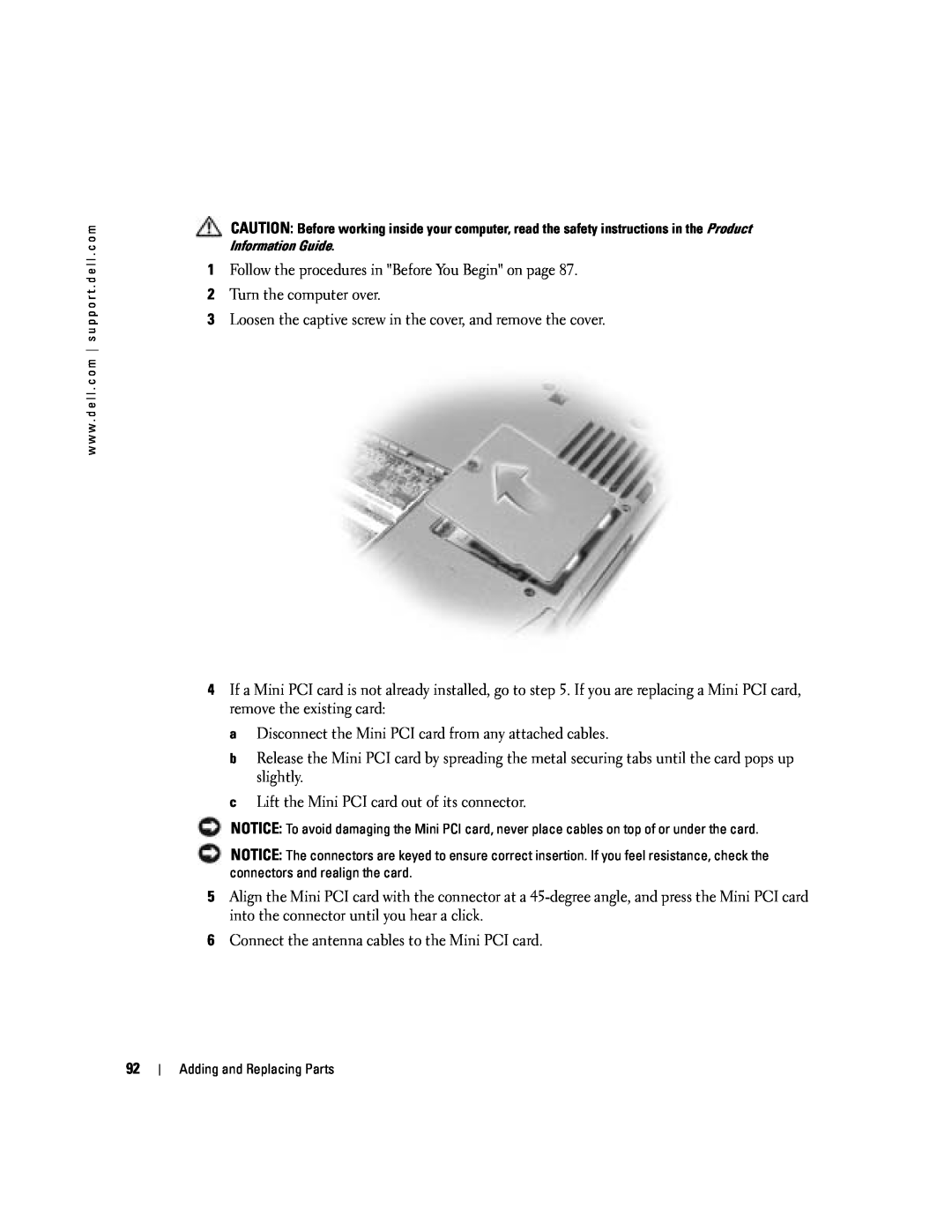 Dell PP10L owner manual Follow the procedures in Before You Begin on page 