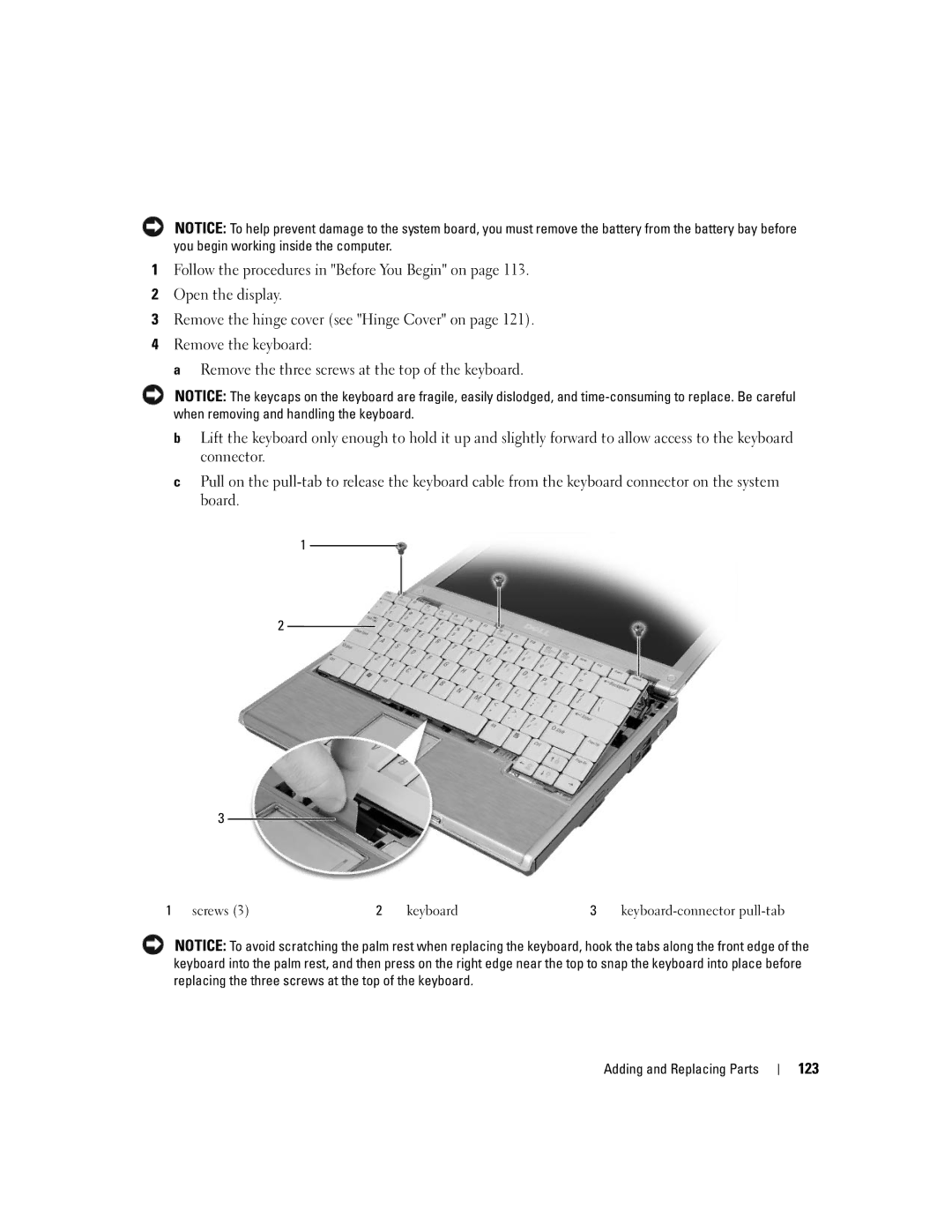 Dell M1210, PP11S manual 123 