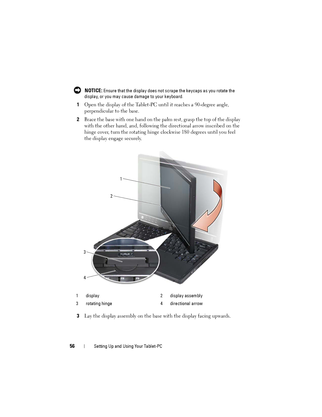 Dell PP12S manual Display assembly 