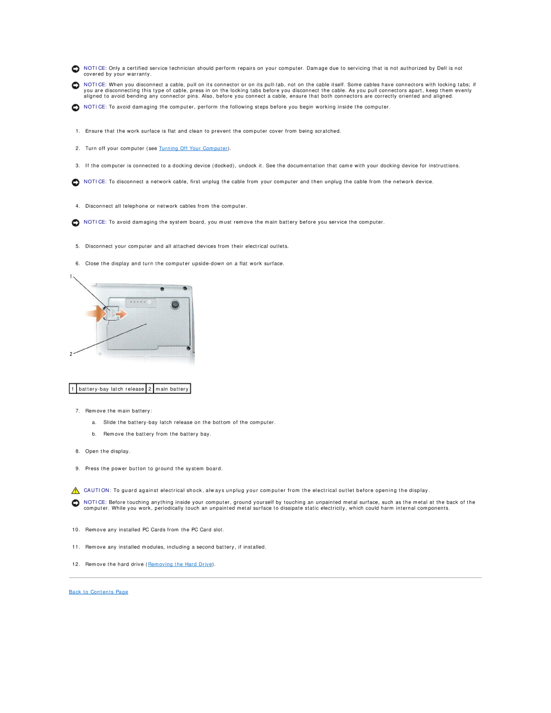 Dell PP17L manual Back to Contents 