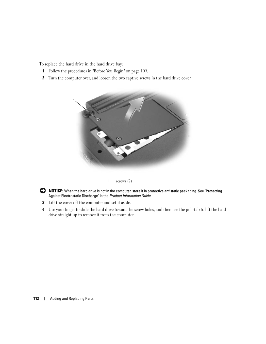 Dell PP19L manual Screws 