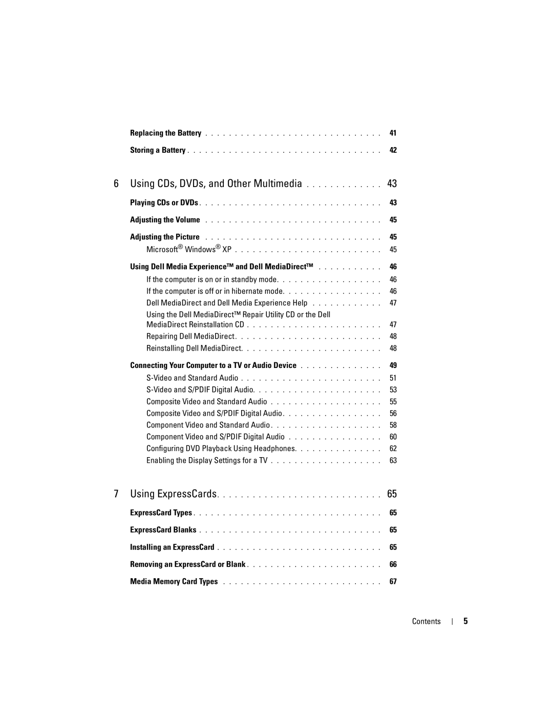 Dell PP19L owner manual Connecting Your Computer to a TV or Audio Device, Composite Video and S/PDIF Digital Audio 