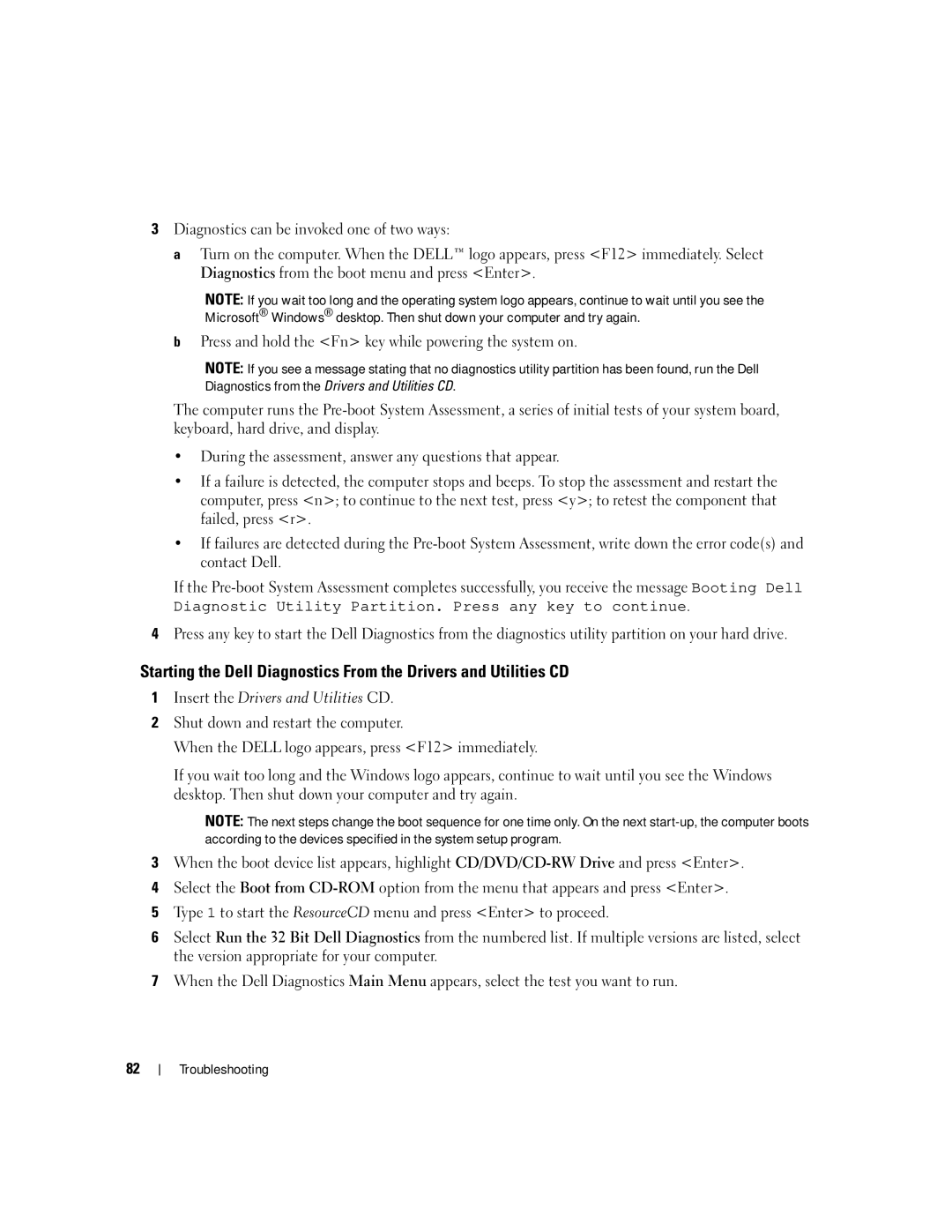 Dell PP19L owner manual Troubleshooting 