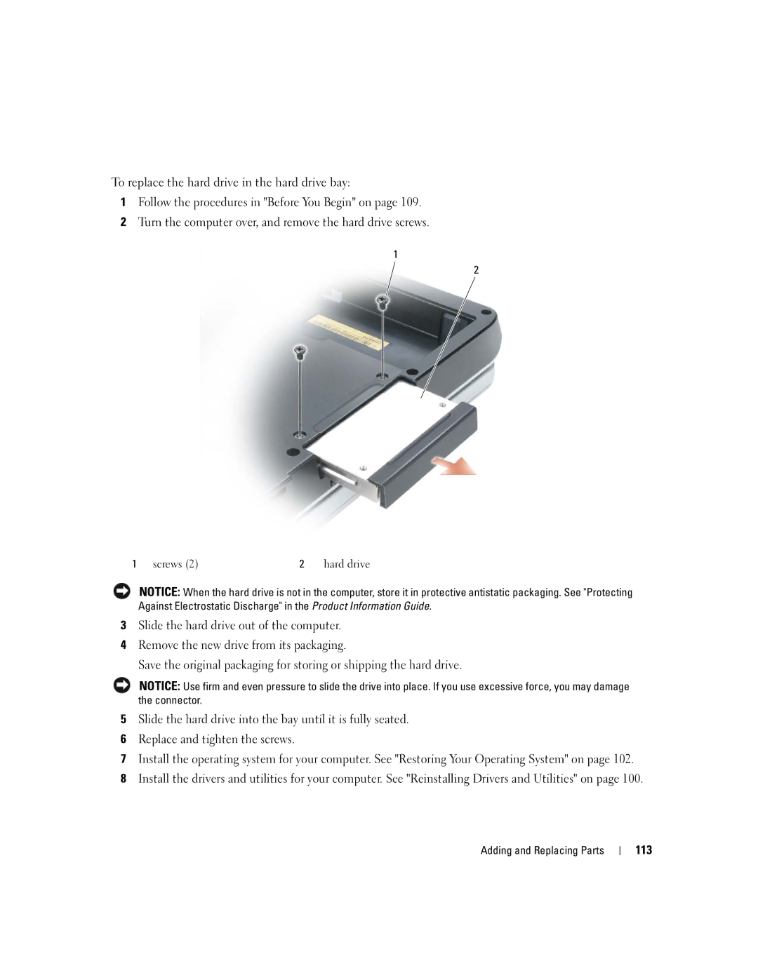 Dell PP20L owner manual 113 