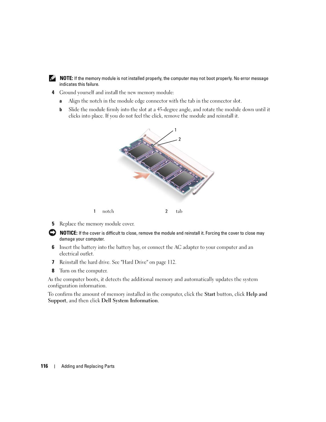 Dell PP20L owner manual 116 