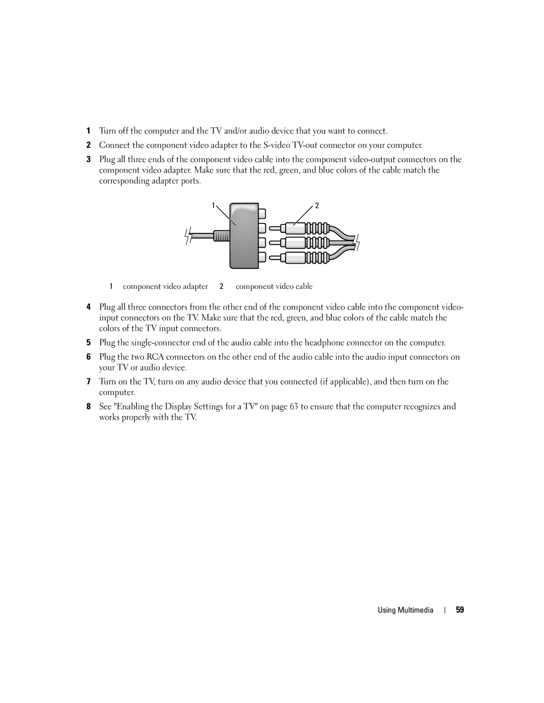 Dell PP20L owner manual Using Multimedia 