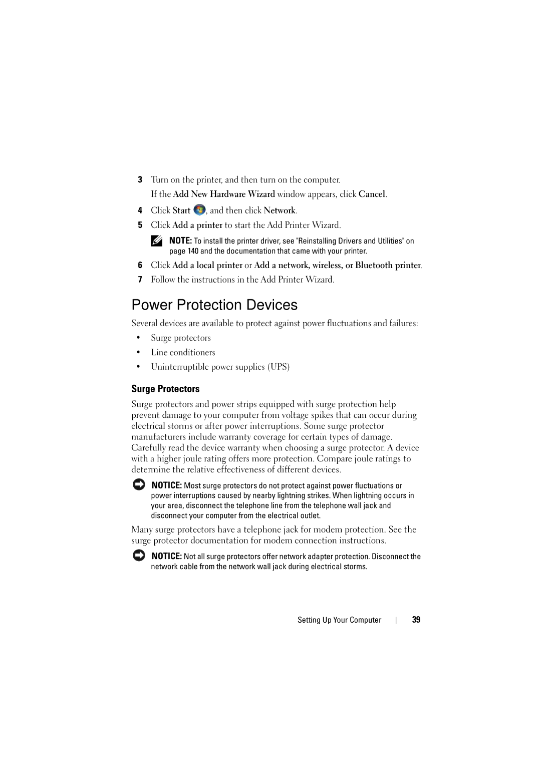 Dell PP22L manual Power Protection Devices, Surge Protectors 