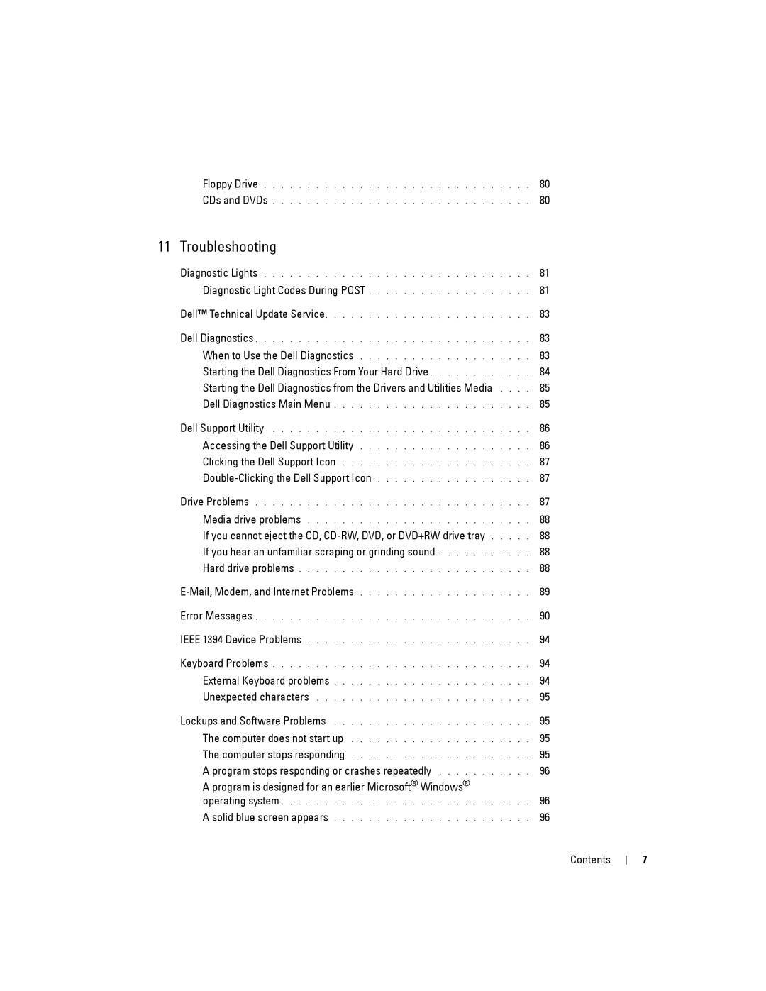 Dell PP24L manual Troubleshooting 