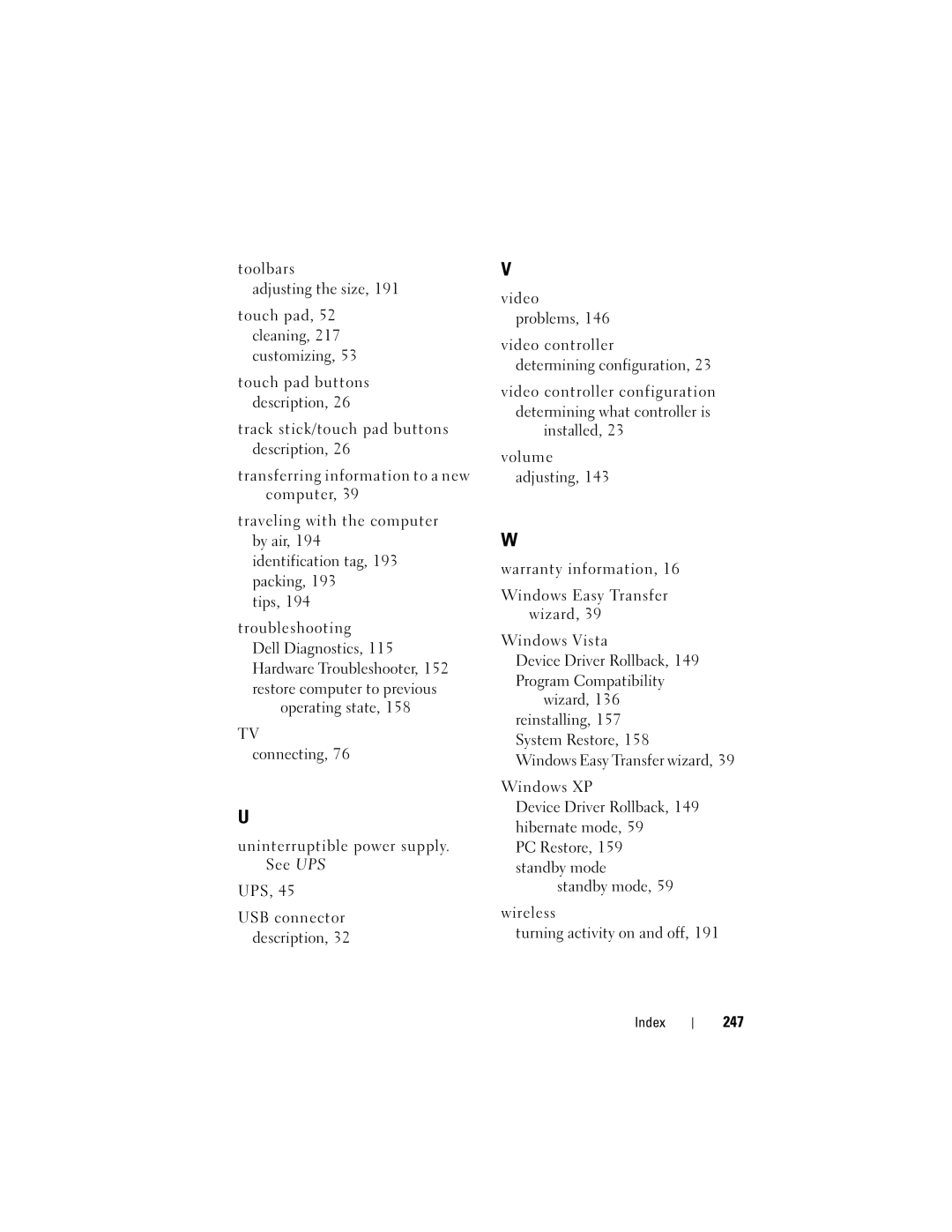 Dell PP26L owner manual 247 