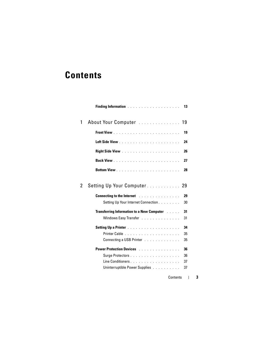 Dell PP29L owner manual Contents 