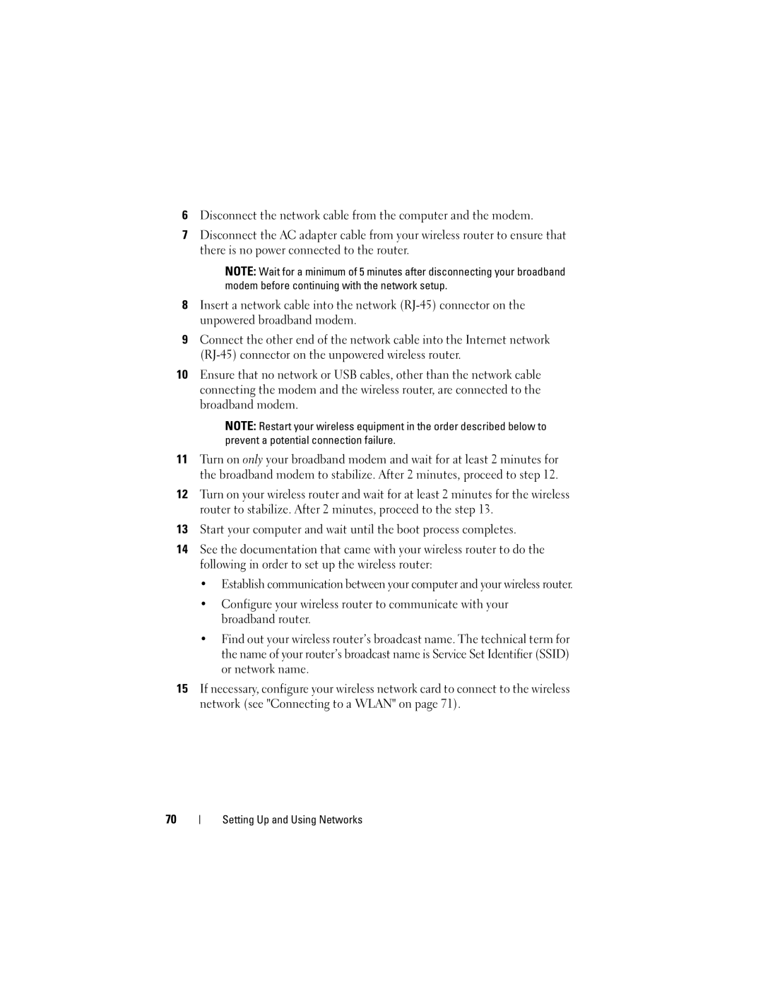 Dell PP29L owner manual Setting Up and Using Networks 