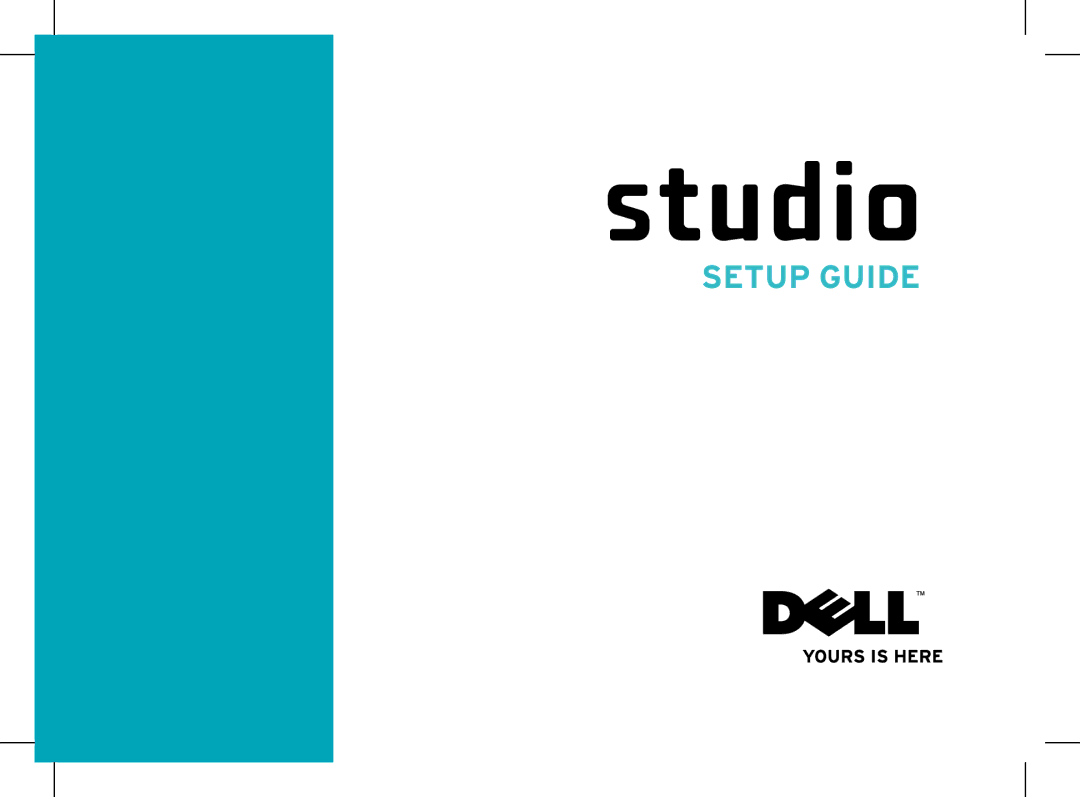 Dell pp33l setup guide Setup Guide 