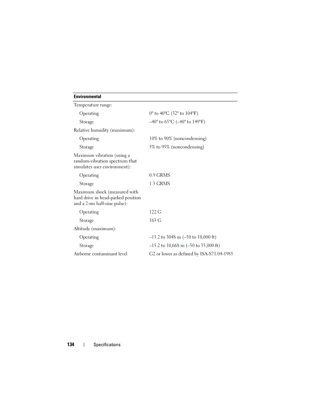 Dell PP521, DCDR01 owner manual 134 