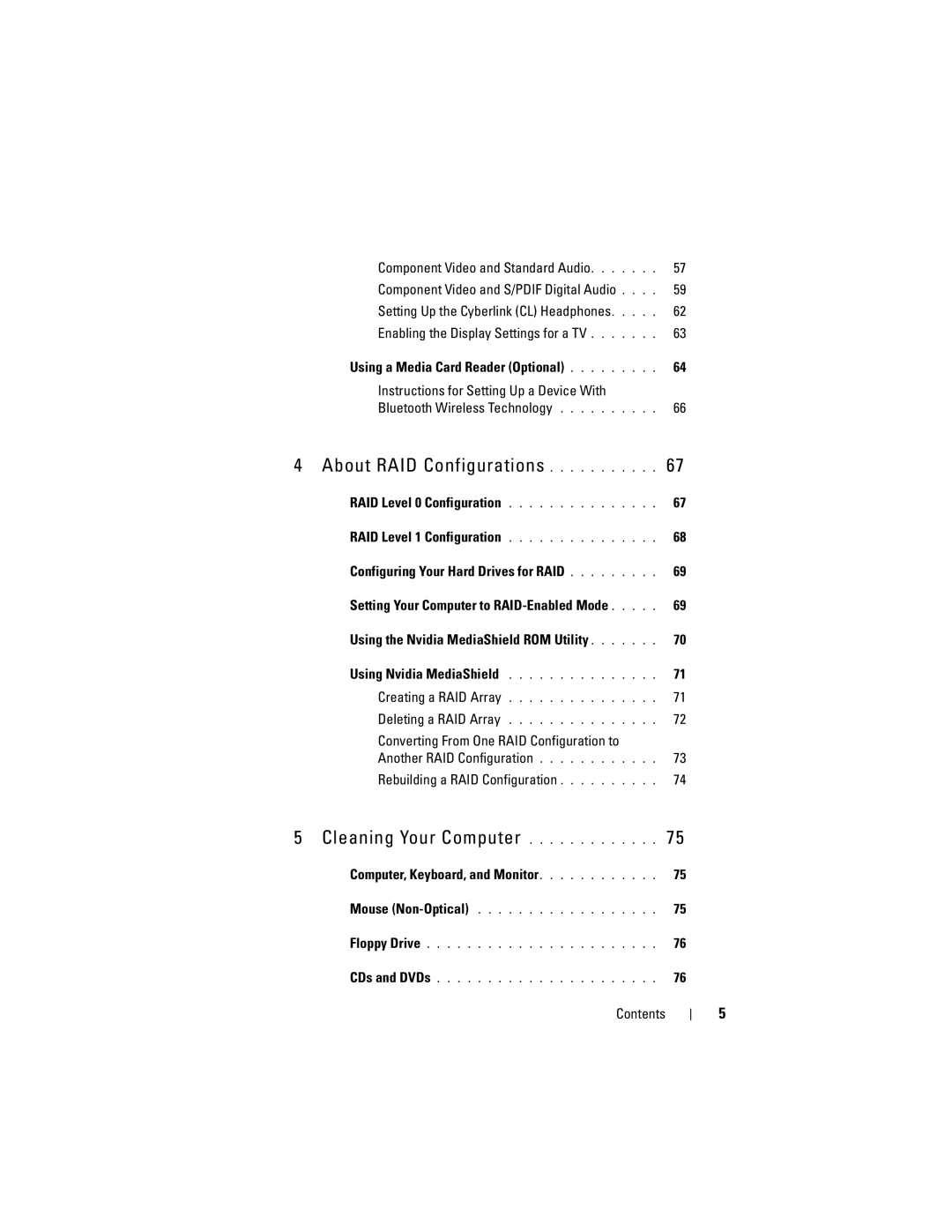 Dell DCDR01, PP521 owner manual About RAID Configurations, Computer, Keyboard, and Monitor 