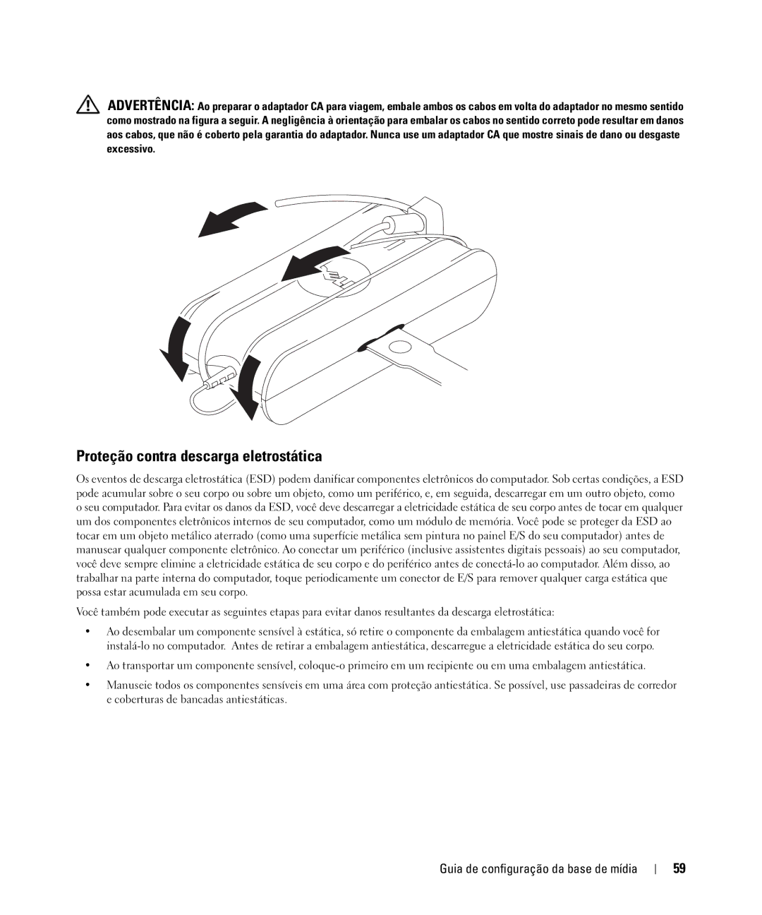 Dell PR09S setup guide Proteção contra descarga eletrostática 