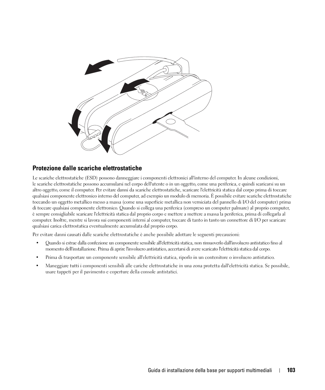 Dell PR09S setup guide Protezione dalle scariche elettrostatiche 