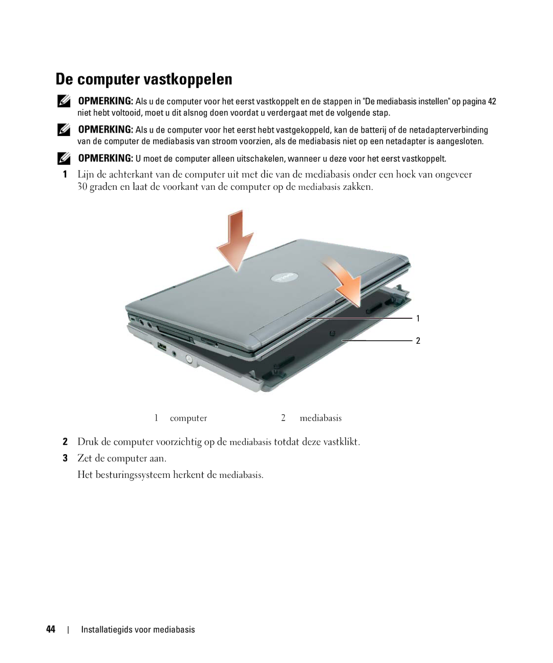 Dell PR09S setup guide De computer vastkoppelen 