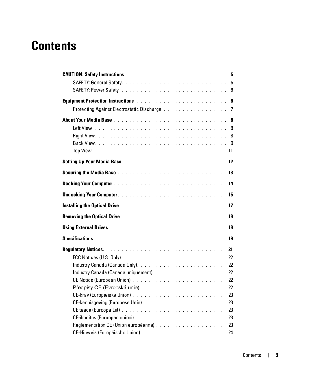 Dell PR09S setup guide Contents 