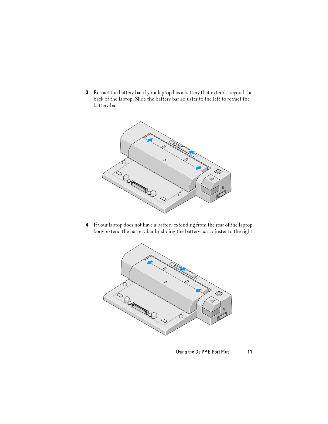 Dell PRO2X manual Using the Dell E-Port Plus 