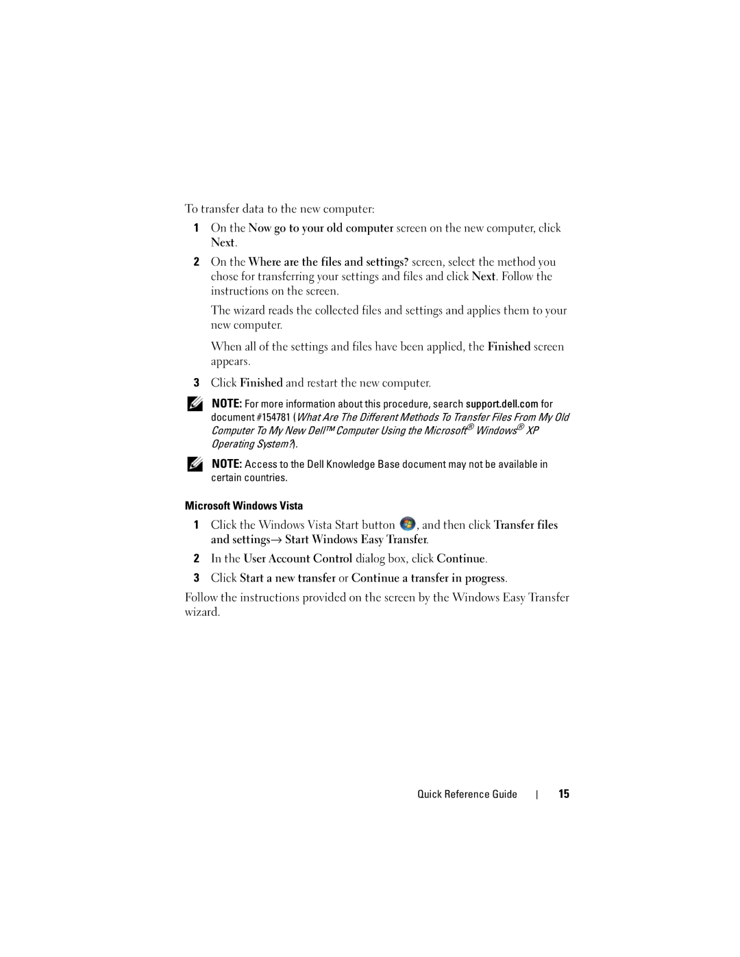 Dell PT052 manual Quick Reference Guide 