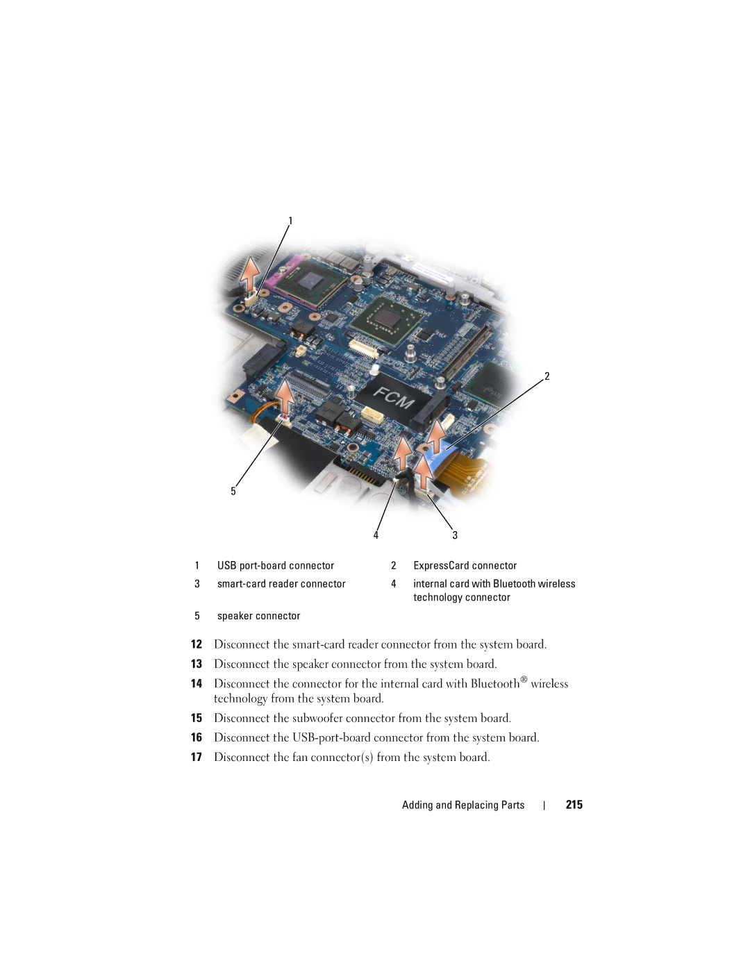 Dell PY760 manual 215, Technology connector, Speaker connector 