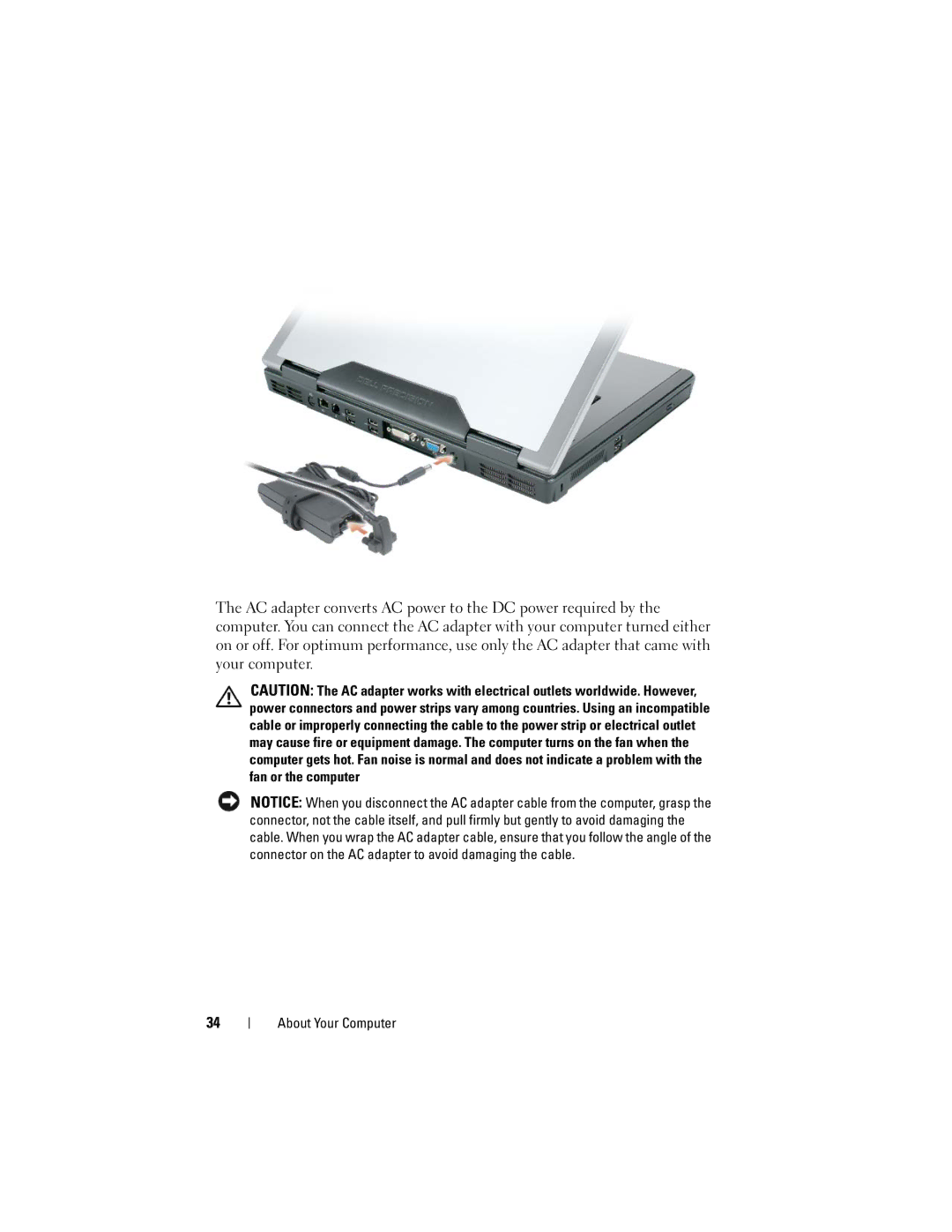 Dell PY760 manual About Your Computer 