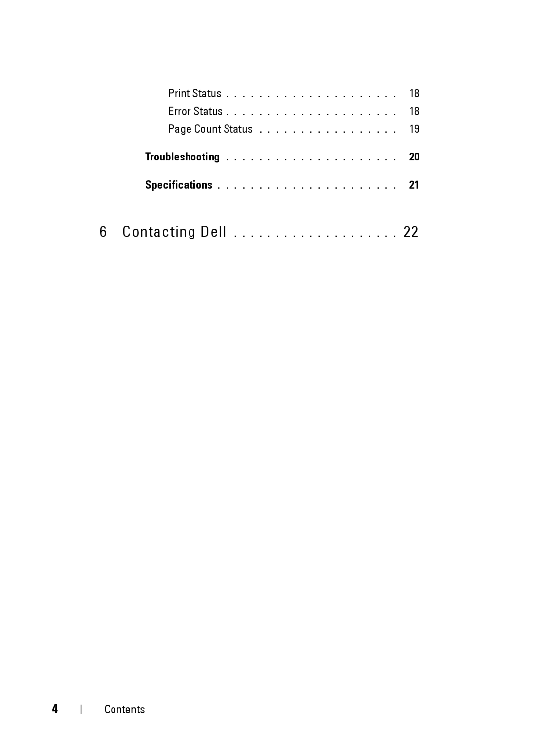 Dell PZ310 manual Contents 