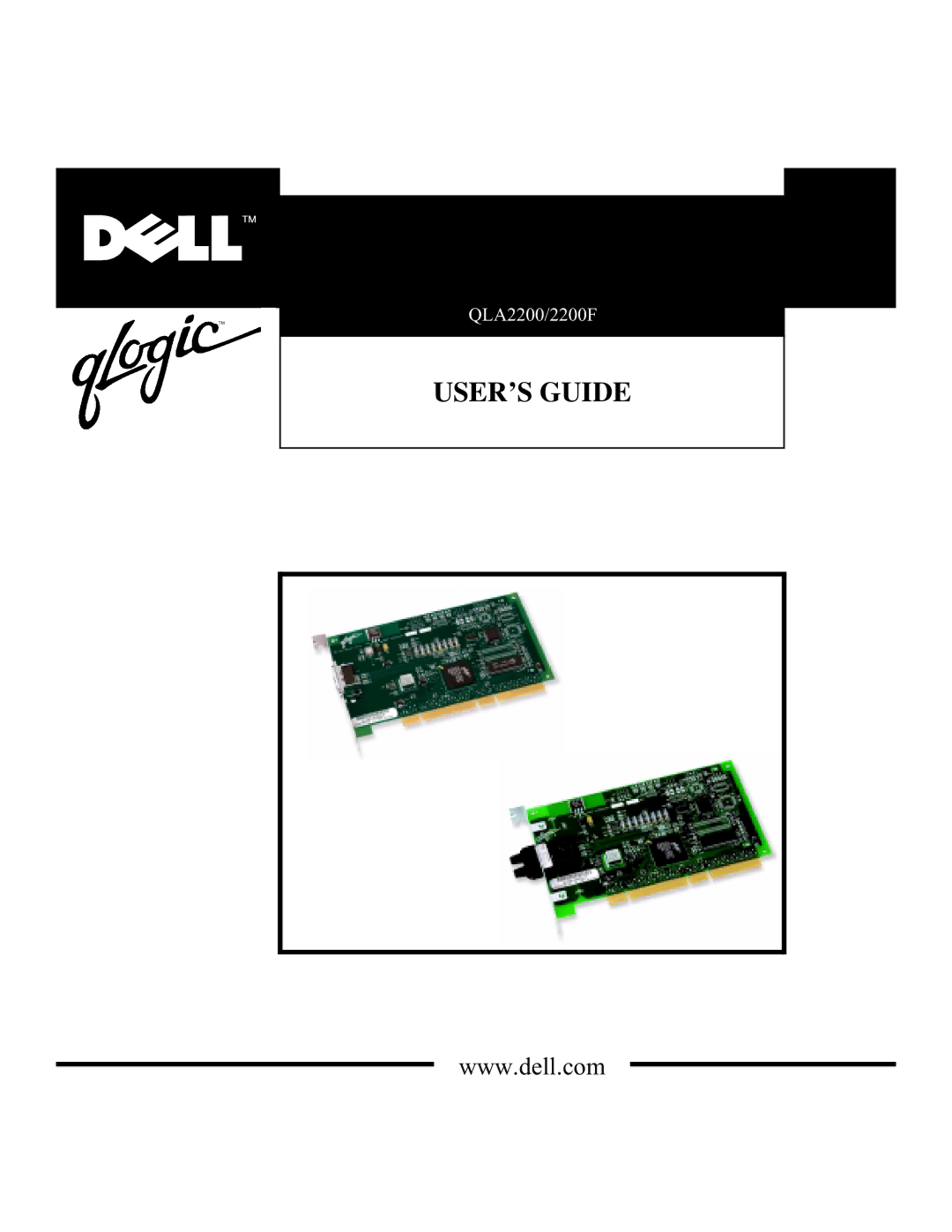 Dell 2200F, QLA2200 manual USER’S Guide 