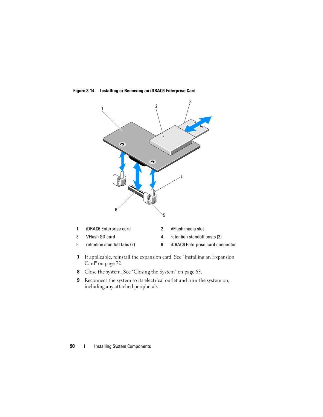 Dell R210 owner manual IDRAC6 Enterprise card connector 