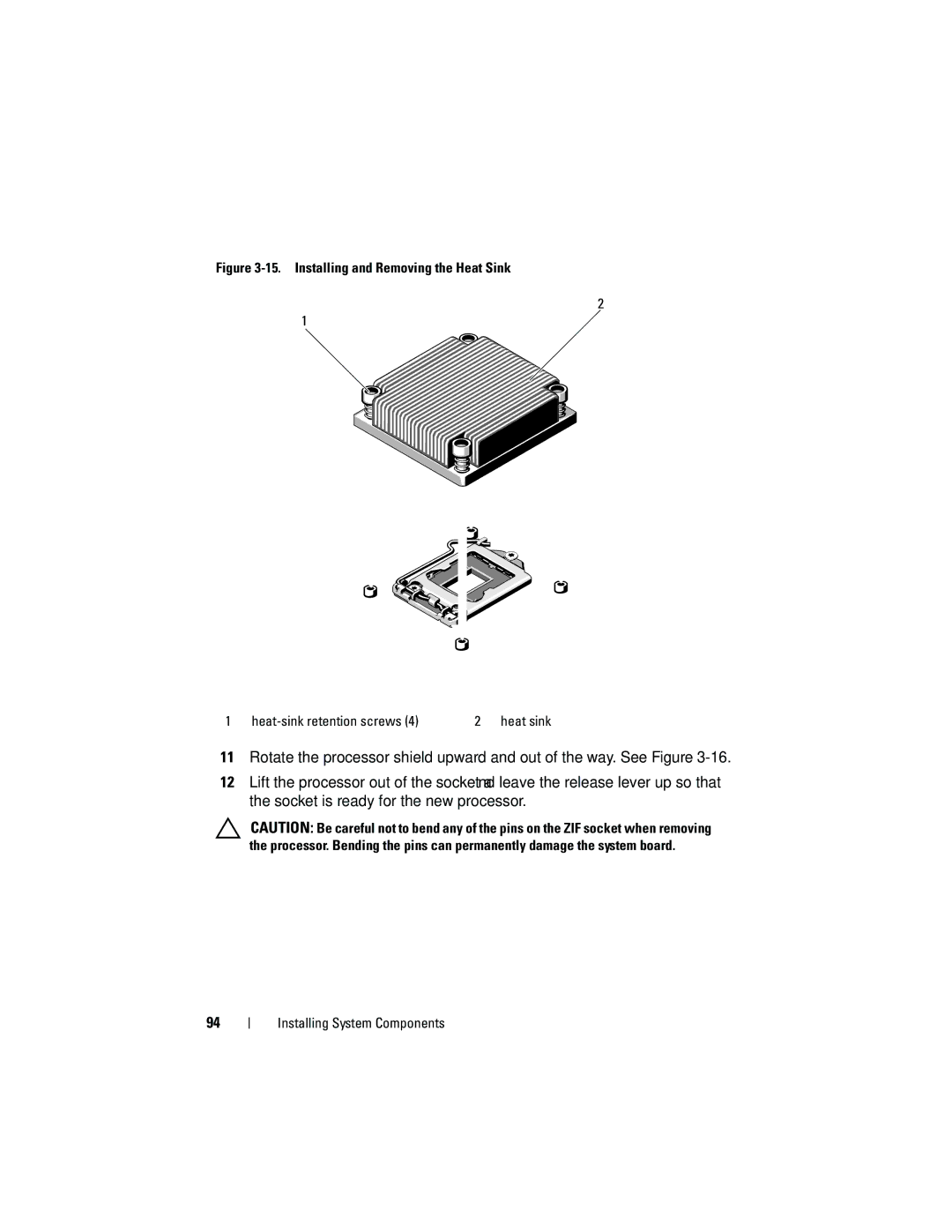 Dell R210 owner manual Installing System Components 