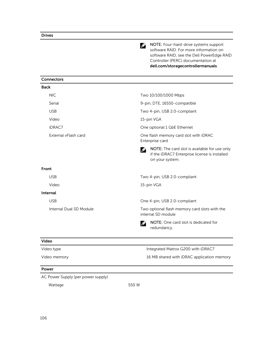 Dell R420xr owner manual Nic 