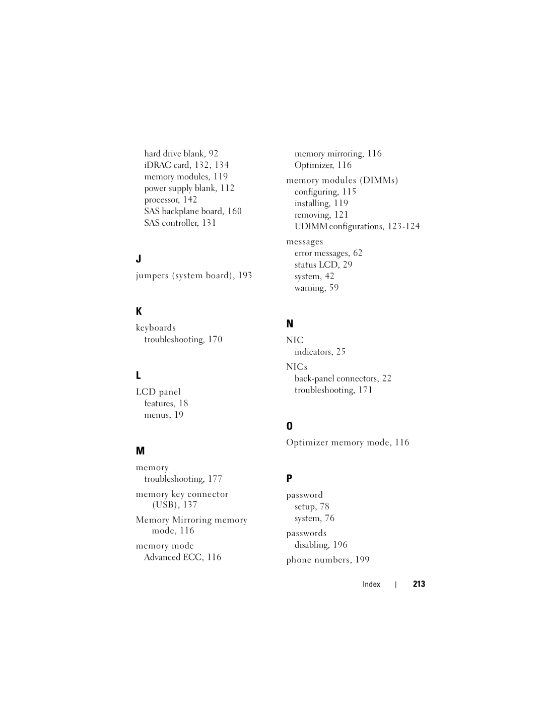 Dell R510 owner manual 213 