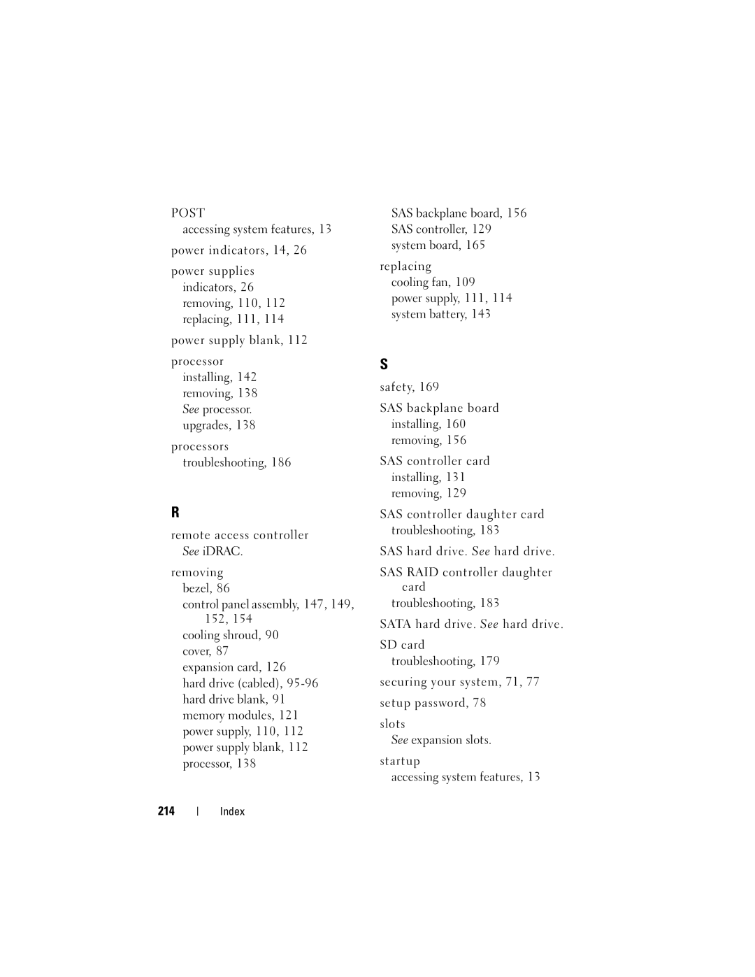 Dell R510 owner manual Post 